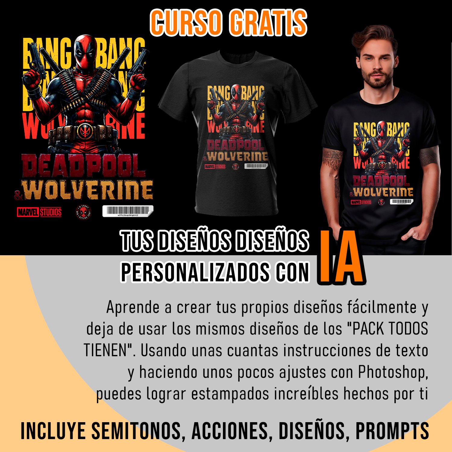 Curso de creracion de imagenes con IA para estampados
