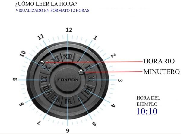 Reloj Magnetico Foxbox  Acero - Image 4