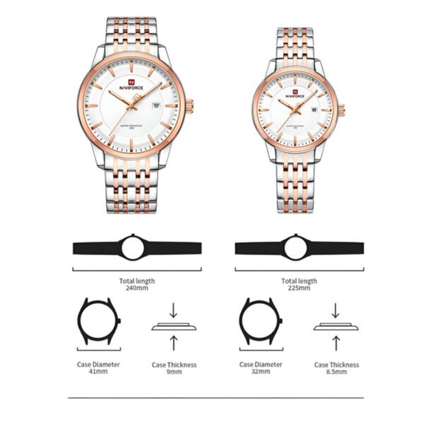 Set de Relojes Naviforce para Pareja - Image 7